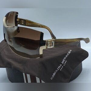 Carolina Herrera New York SHN COL.OVAR 115 Size 52-20-115 Made in Italy 🇮🇹